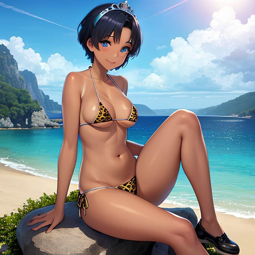 サンプル画像3:セーラー服美魔女戦士セーラーマーキュ◯ー(でんでん) [d_342181]