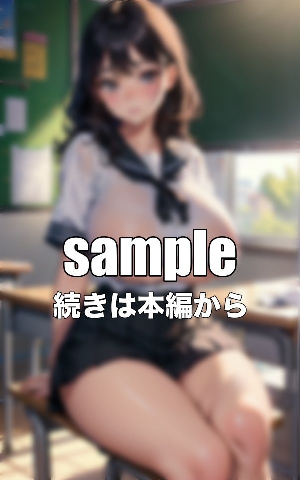 サンプル画像2:Gカップと教室スペシャル！クラスNo.1美女の巨乳と放課後におっぱい見せてとお願いしたら・・・(今晩のおかずプロモーション) [d_342199]