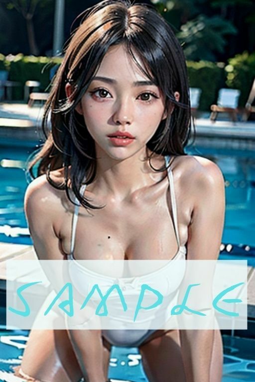 サンプル画像1:ナイトプールナンパ即ハメ パリピってるエロカワ水着ギャルを喰いまくり(AI美女氏) [d_342223]