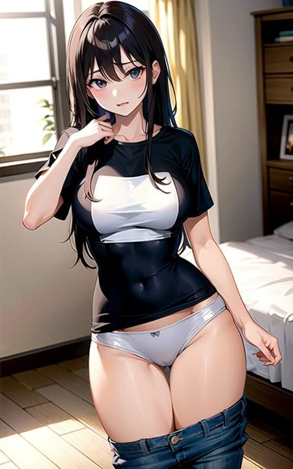 サンプル画像1:生活感あふれる！彼女の家で朝から晩までSEX三昧アニメ版(＋Be) [d_342224]