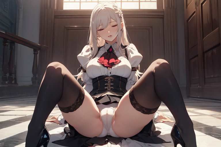 【微エロ】倒れこんでパンチラ・パンモロする美女達【総枚数80枚】のサンプル画像 6