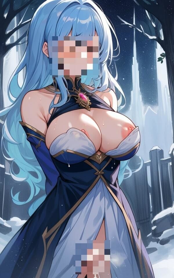 サンプル画像4:あなたの子供を孕みたいの・・と危険日に発情する雪の女王！中出し好きで種付けしたらメスイキして野外でも交尾しちゃって・・・(むにゅっとぷるっと) [d_342245]