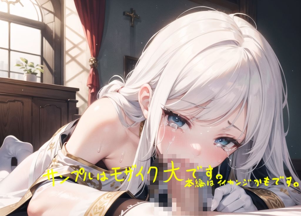 サンプル画像3:白髪娘を好き放題する画像集【神官編2】(かわゆ) [d_342286]