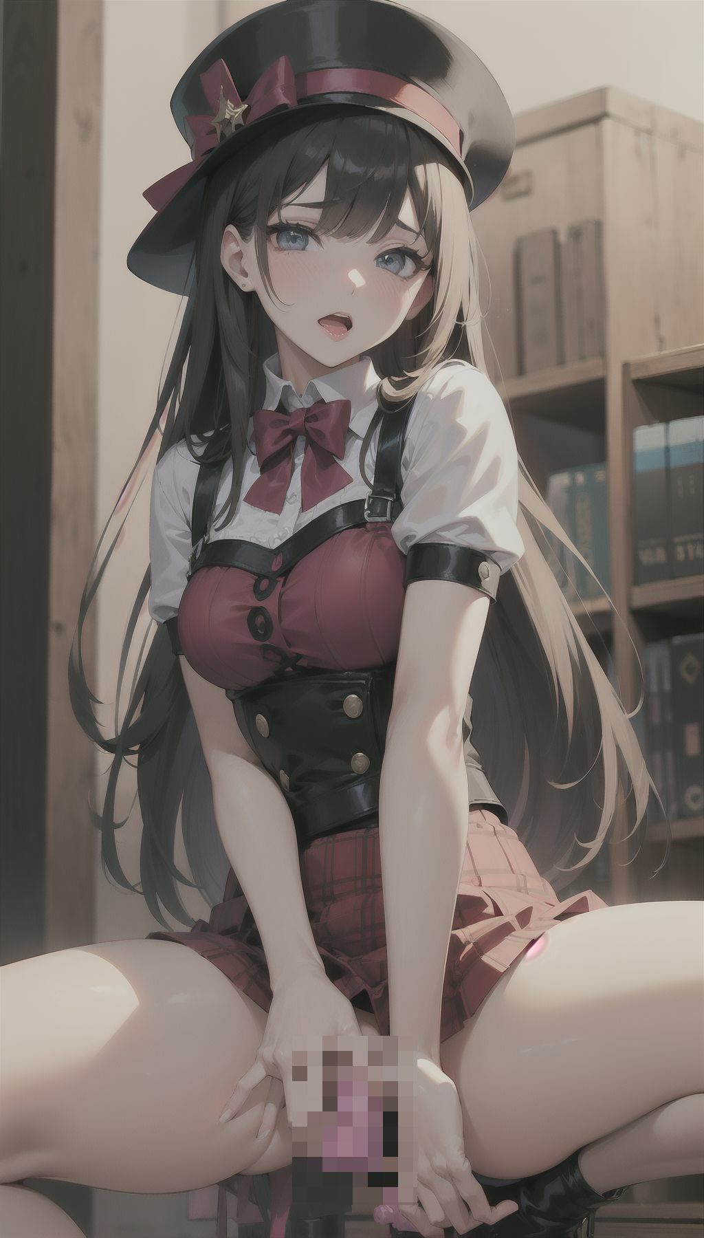 サンプル画像2:美女達の着衣オナニー25(AI爆美女エロ写真集) [d_342318]