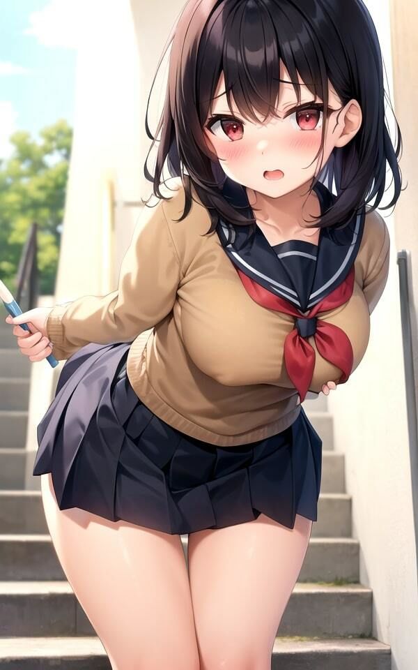 サンプル画像3:露出OK女子○の日常(セクシーAI) [d_342415]