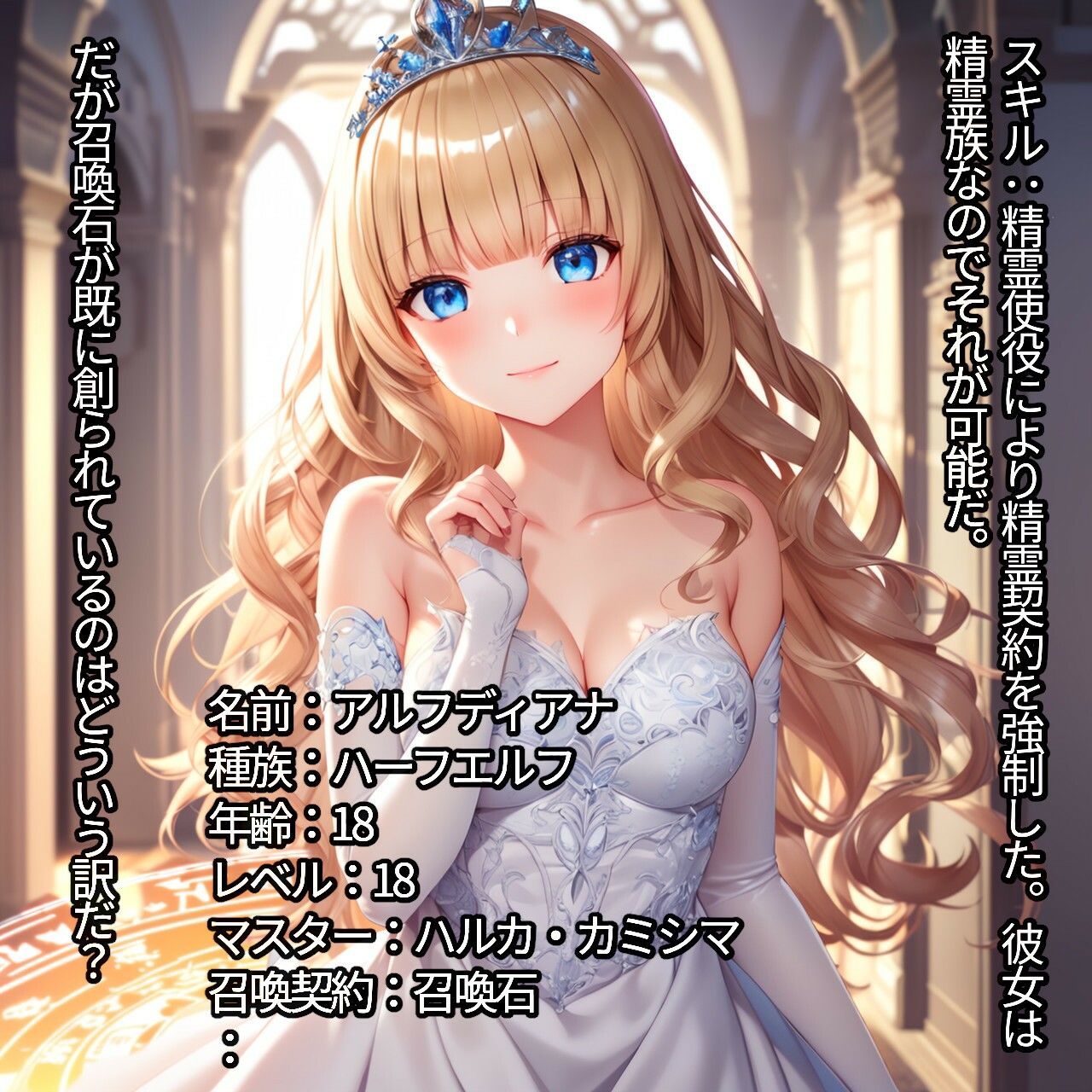 サンプル画像3:王女様の召喚石がオークションにかけられていた話(譚英愛) [d_342488]