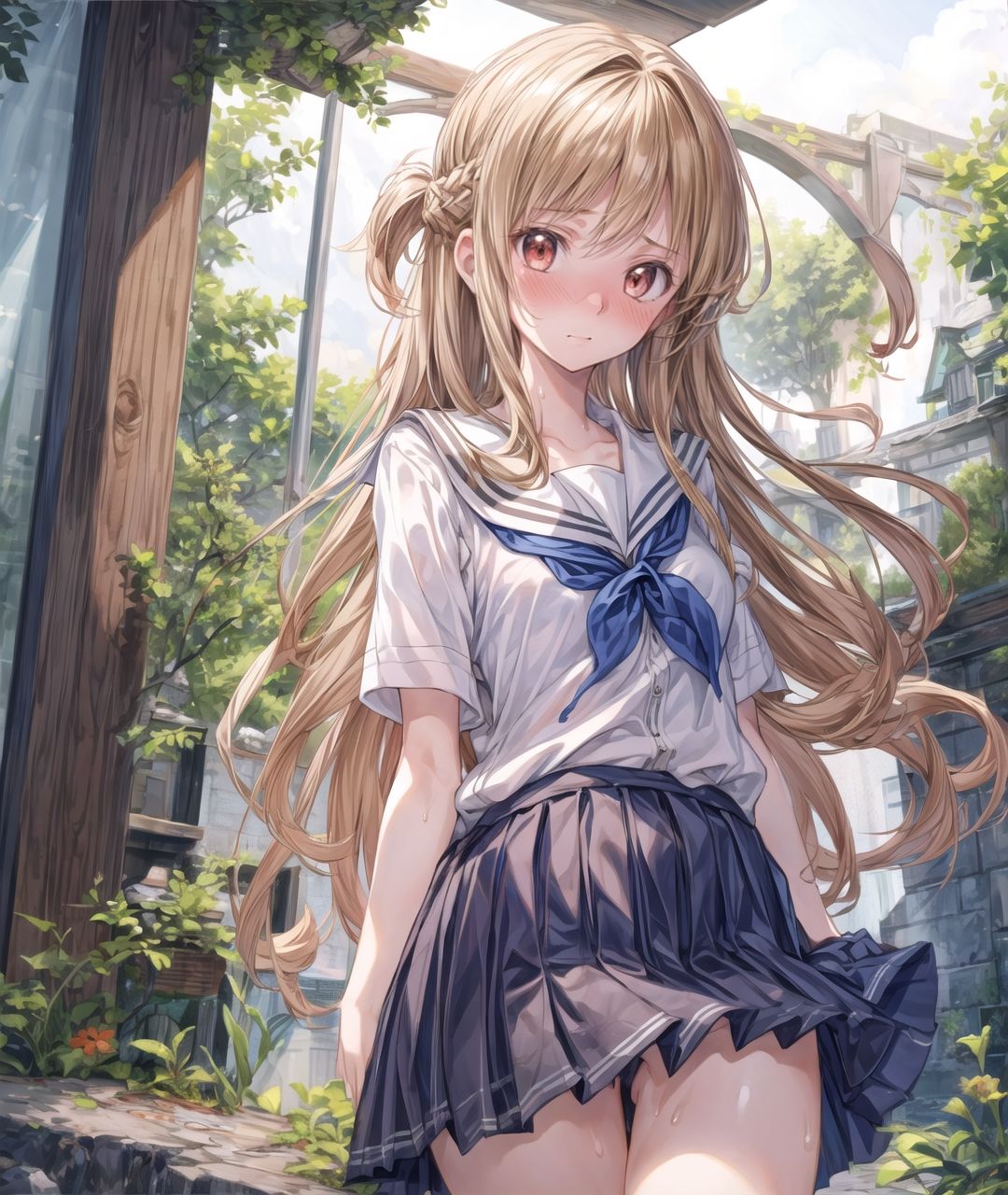 サンプル画像2:美少女たちのひととき・ア〇ナ(Aark) [d_342574]