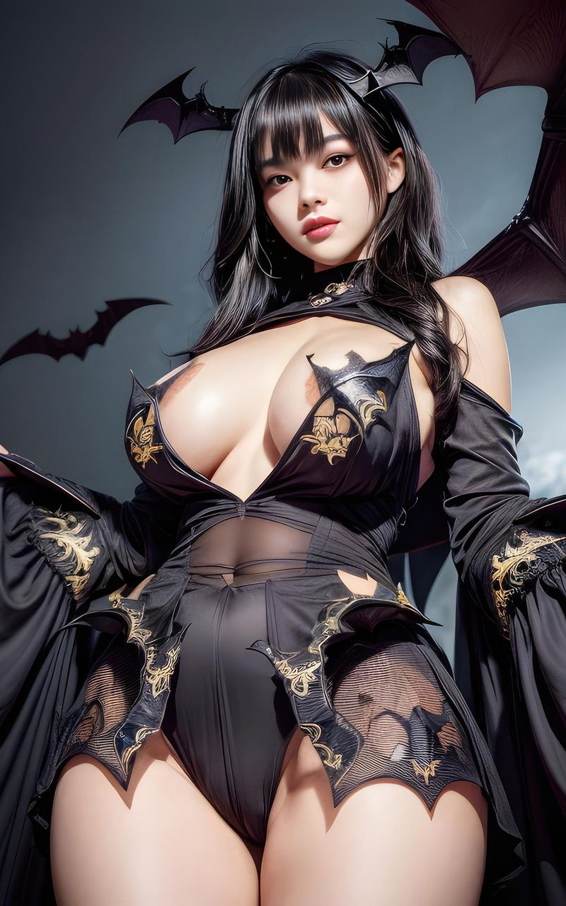 サンプル画像1:こうもり少女 艶(666  弥勒の館) [d_342578]