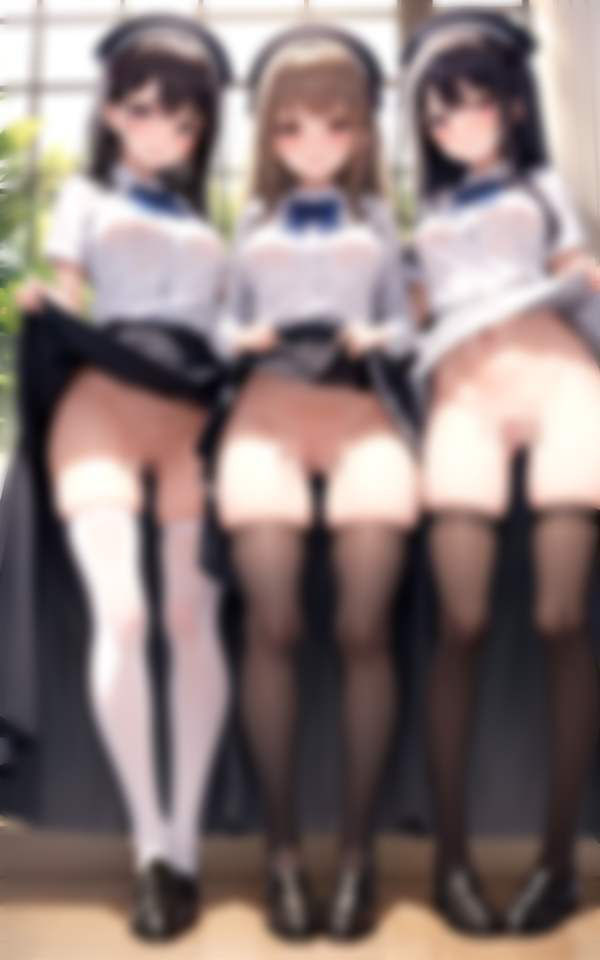 サンプル画像1:放課後の秘密の身体検査 スカートたくし上げて濡れ度チェック(激安特価SALE) [d_342644]