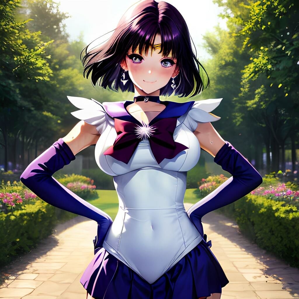 サンプル画像1:セーラー服美魔女戦士セーラーサター◯ ほたるちゃんのぱんつ集めました(でんでん) [d_342671]