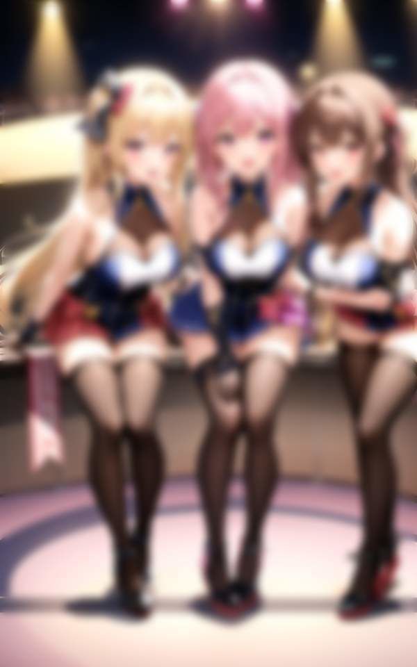 サンプル画像2:淫乱アイドル大集合！バイブ挿入しながらライブ！？ライブ後は・・・(アニメPRO) [d_342701]