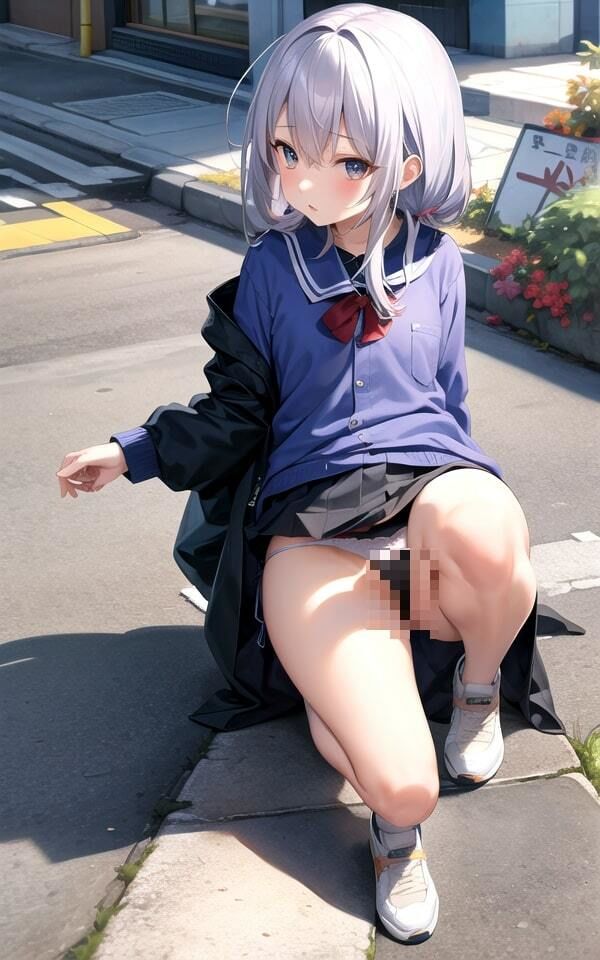 サンプル画像4:貧乳家出少女のパンモロ 性欲丸出しエッチなアピール(アイの秘宝館) [d_342770]