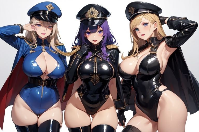 サンプル画像1:【微エロ】ハイレグボンデージ女幹部軍団イラスト集【総枚数224枚】(満点星) [d_342960]