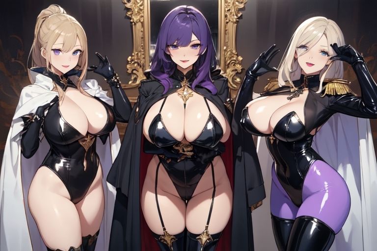 サンプル画像3:【微エロ】ハイレグボンデージ女幹部軍団イラスト集【総枚数224枚】(満点星) [d_342960]