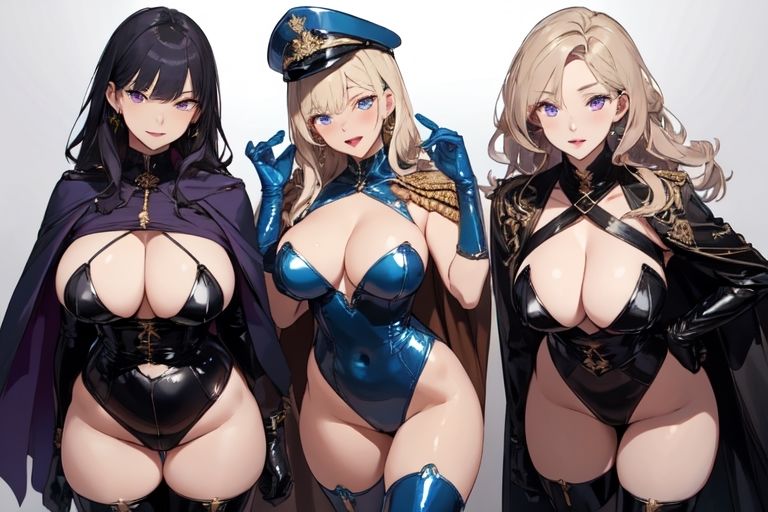 サンプル画像4:【微エロ】ハイレグボンデージ女幹部軍団イラスト集【総枚数224枚】(満点星) [d_342960]