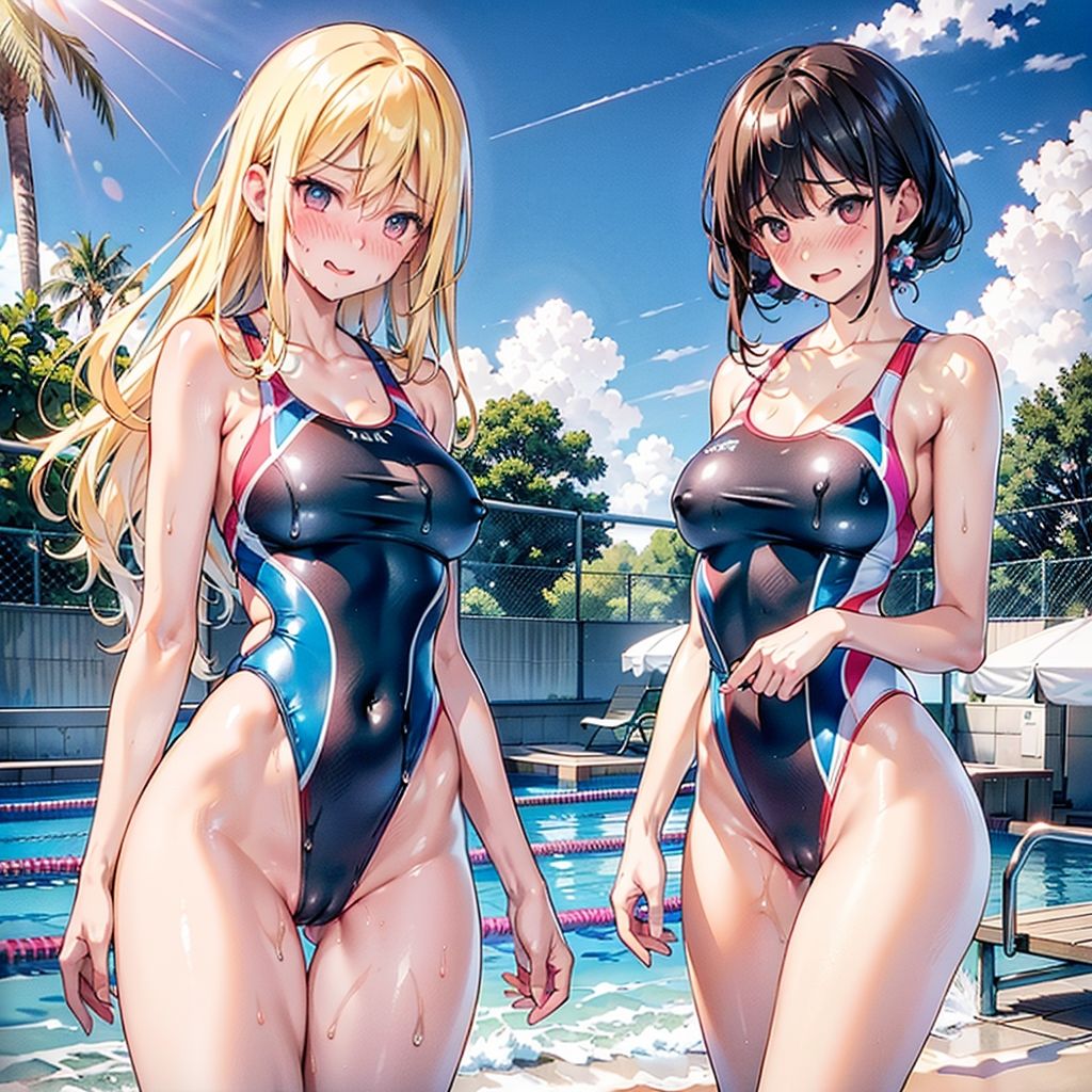 サンプル画像1:真夏の思い出(うるわし校房) [d_342997]