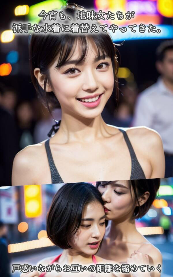 サンプル画像1:【地味女輪●】ぶっかけフェスティバル〜デカちんぽ白濁感謝祭〜＜82p＞(踊り場ピンキー) [d_343037]