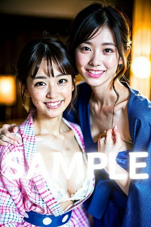 サンプル画像1:超ふしだらな奇祭のある村 初めての土地で淫靡な祭に強●参加させられた僕(AI美女氏) [d_343046]