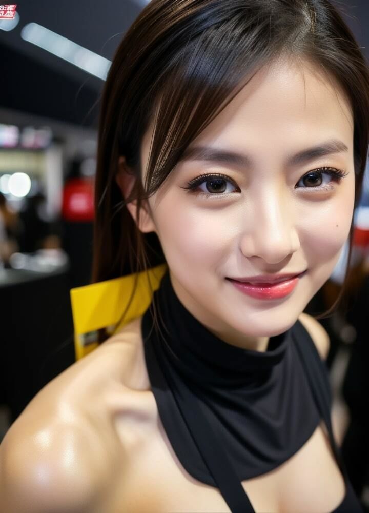 サンプル画像1:モーターショーも美乳を厳選(シンちゃん) [d_343116]