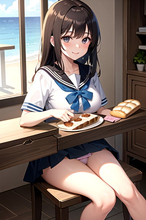 サンプル画像1:【茶髪編】田舎の女子校生が輪●緊縛〜海が見える学校〜(AIザッハトルテ) [d_343147]