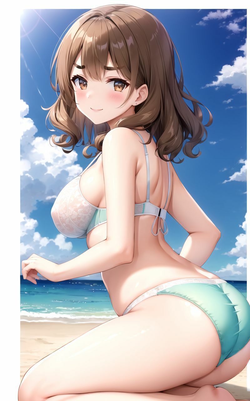 サンプル画像3:【超高画質グラビア写真集】癒し系女子の下着。癒しの50枚〜2巻〜(ぬきぬき爆乳【AI実写】) [d_343220]