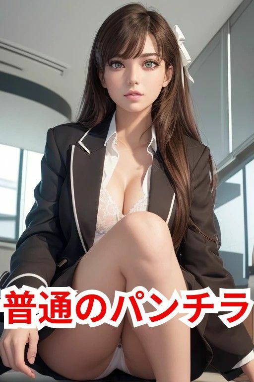 サンプル画像1:私たちのパンティー、見ますぅ〜？(AI Force) [d_343228]