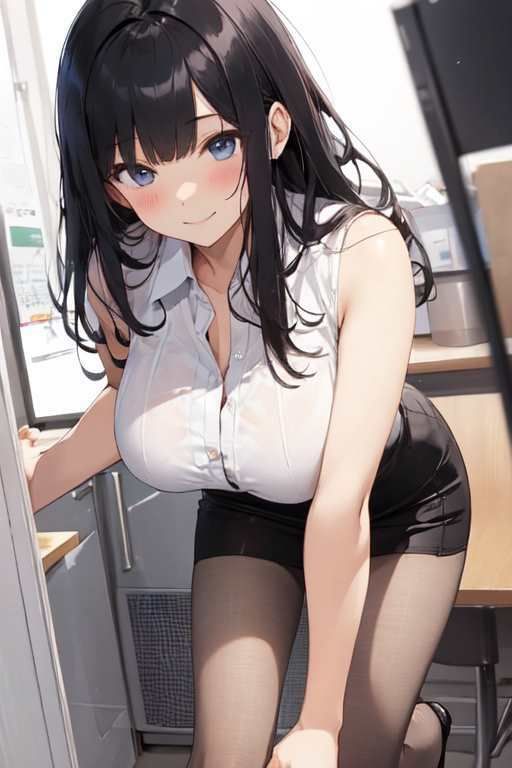 サンプル画像3:【微エロ】フェチコレVol.6 白シャツ・タイトスカートの巨乳OLコレクション【総枚数157枚】(満点星) [d_343234]