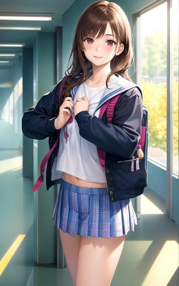 サンプル画像1:顔面偏差値が高すぎる女子○で露出解禁天国(AIジェネレーション) [d_343238]