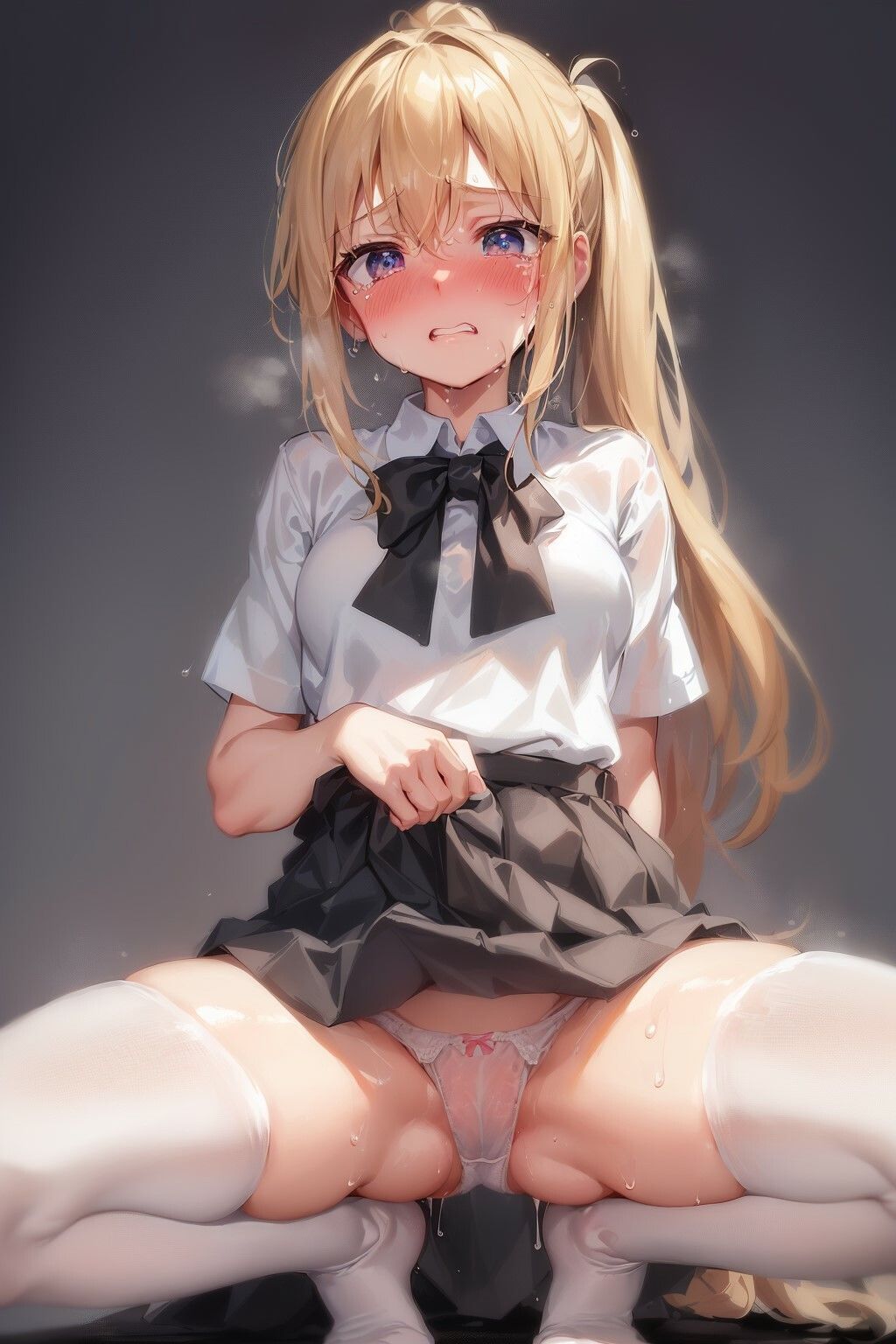 サンプル画像4:泣きながらパンツを見せる少女達(Be EROUSE) [d_343257]