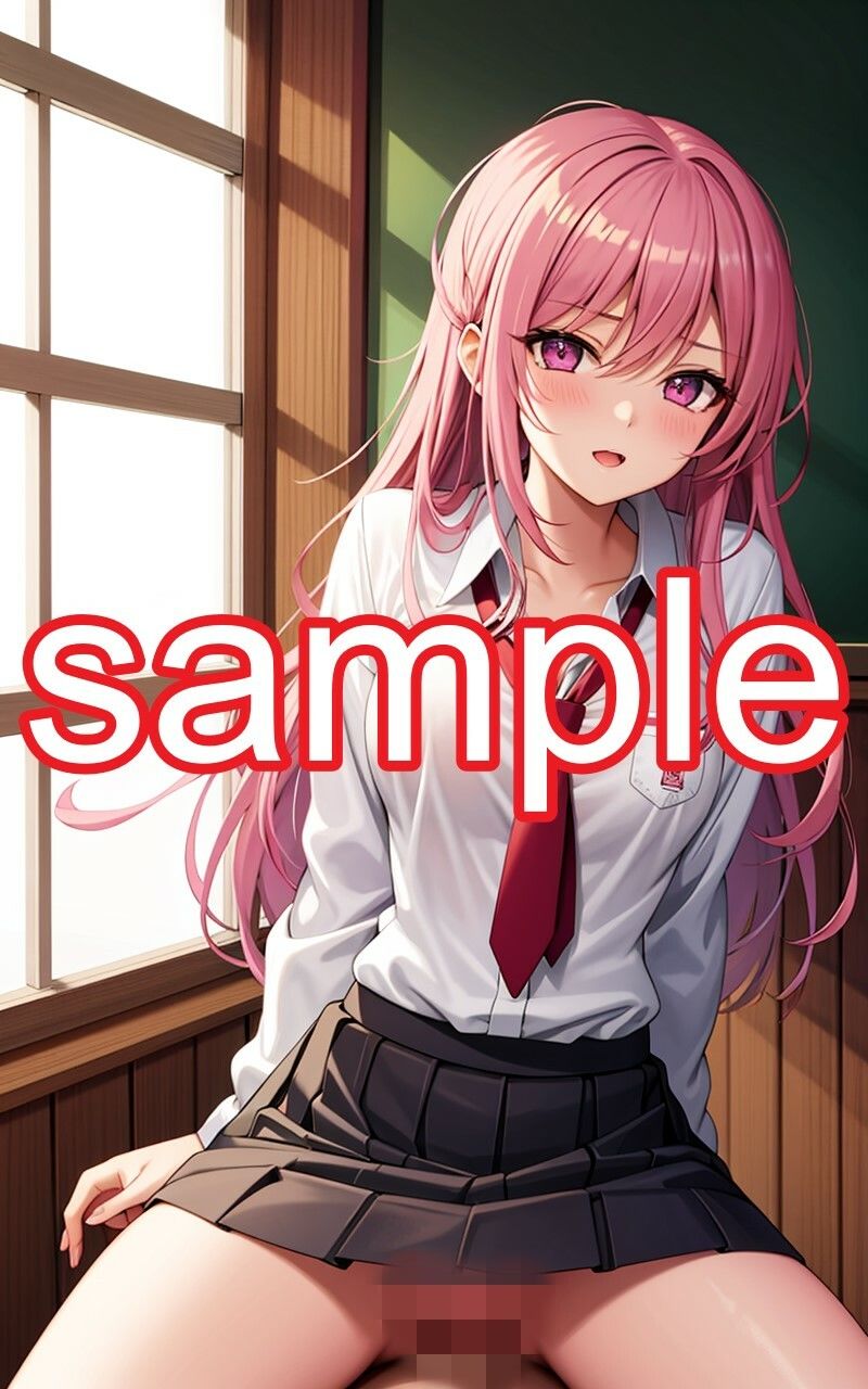 サンプル画像2:女子〇生のえちえちイラスト集-騎〇位編(うにのてりやき) [d_343339]