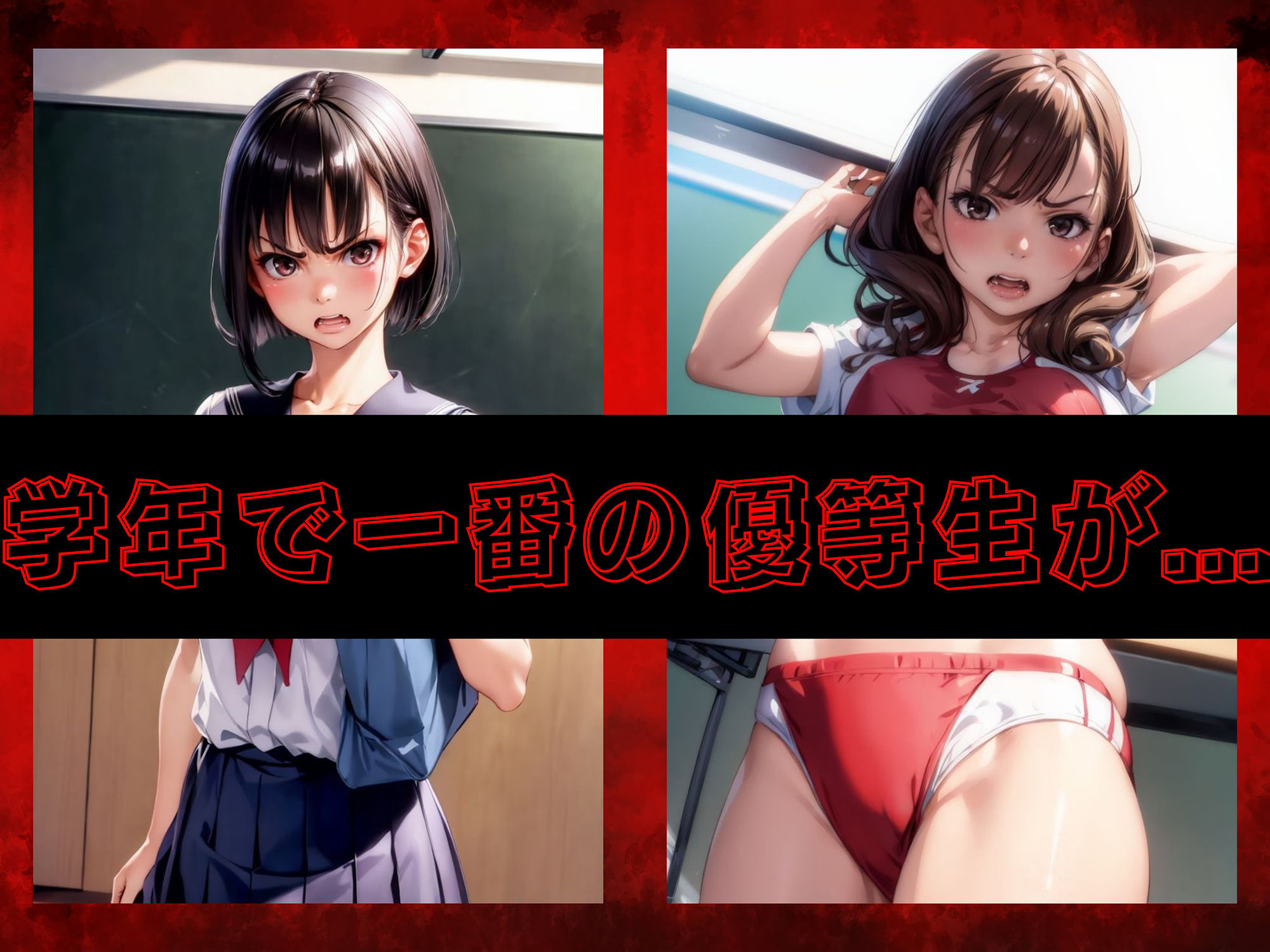 サンプル画像1:優等生が学年の美人を暴走レ●プ(High Quality boy) [d_343346]