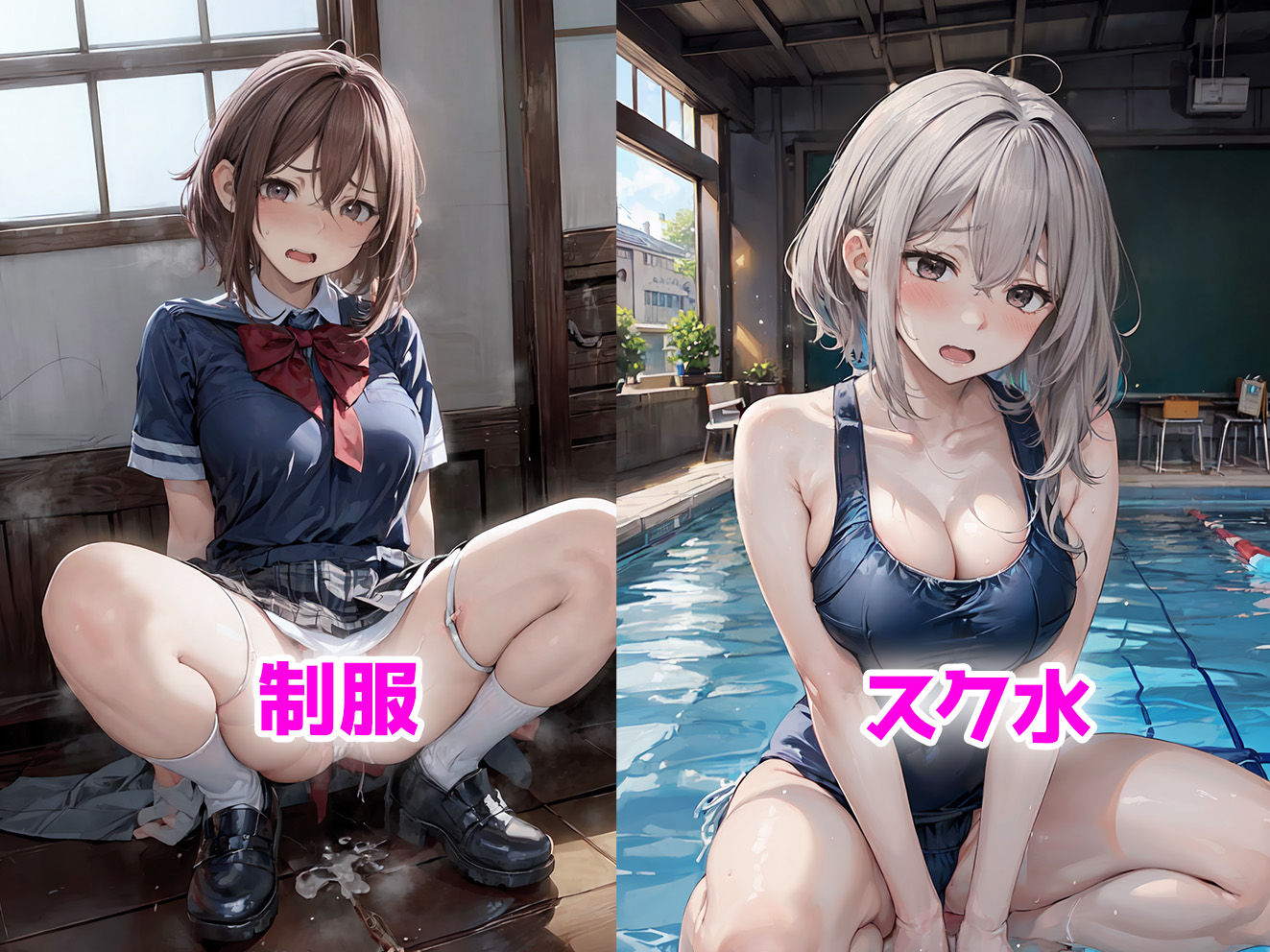 サンプル画像5:部活女子校生 ぶっかけ中出し集(aiもみむ出版) [d_343437]