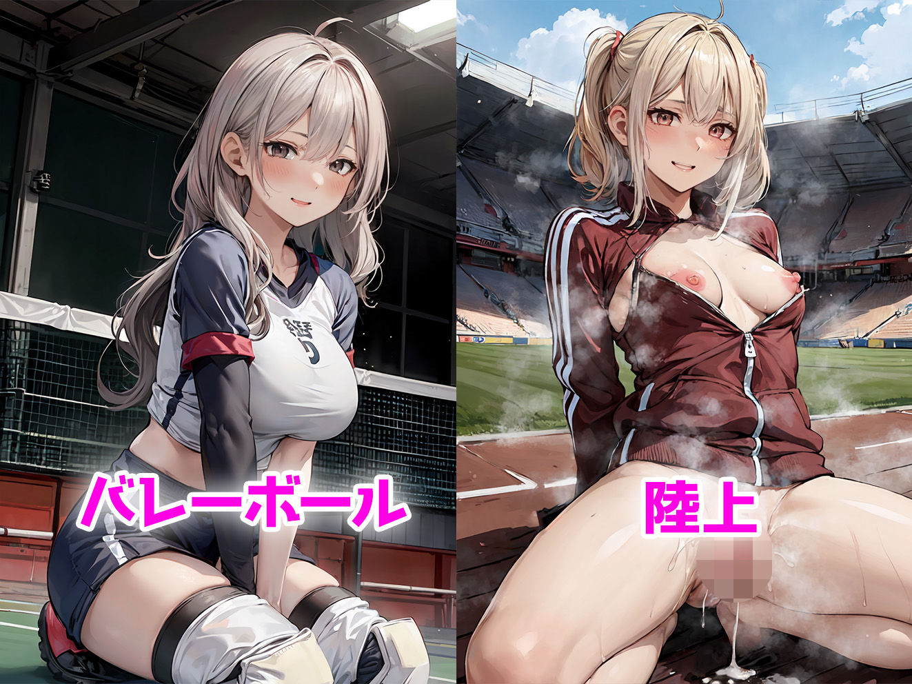 サンプル画像6:部活女子校生 ぶっかけ中出し集(aiもみむ出版) [d_343437]