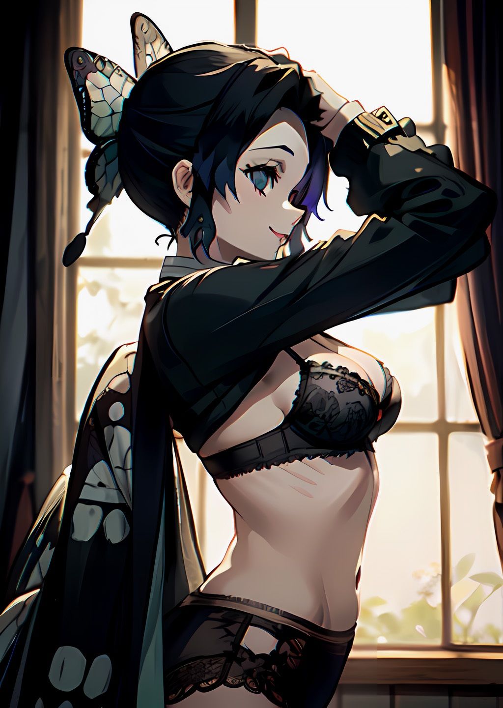 サンプル画像3:胡蝶しのぶ 悩殺！脱衣CG集！ その他、Hなシーンもあるよ！(自宅のカフカ) [d_343510]