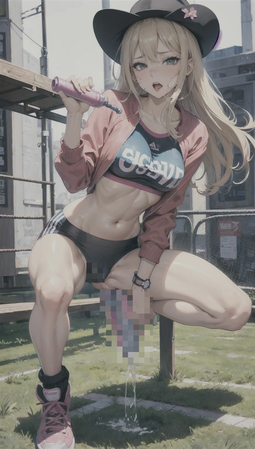 サンプル画像3:美女達の着衣オナニー26(AI爆美女エロ写真集) [d_343547]