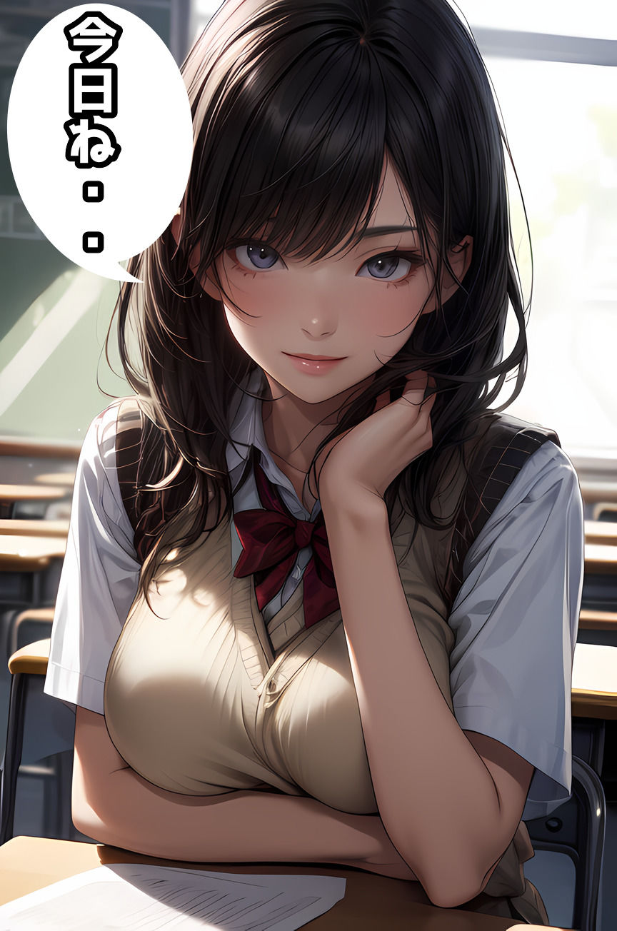 サンプル画像2:可愛い彼女とエッチな勉強会(サヤクリエイト) [d_343563]