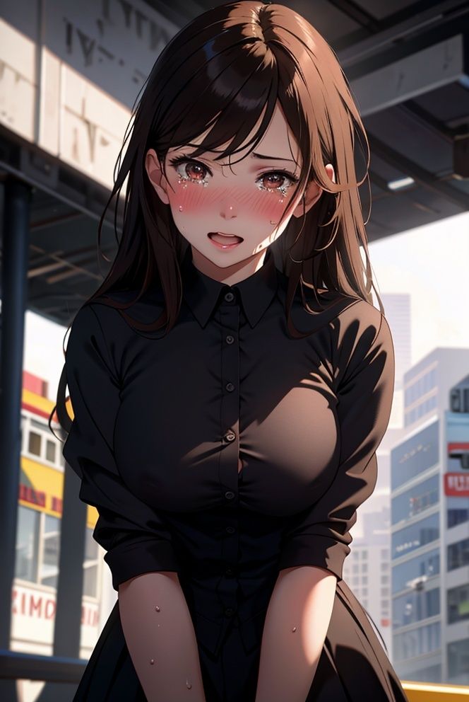 サンプル画像3:お願いだから別れないで！全裸で追いかけてくるメンヘラ女子(勃起絶頂研究所) [d_343568]