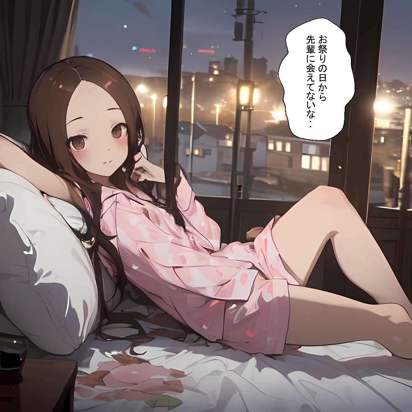 サンプル画像3:先輩と高木さん(鮫島猛) [d_343632]