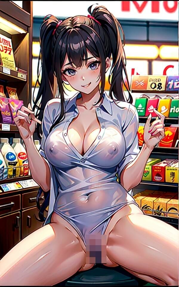 サンプル画像4:憧れの激カワ店員が店内で誘惑してくる件(【期間限定SALE】高画質サークル) [d_343659]