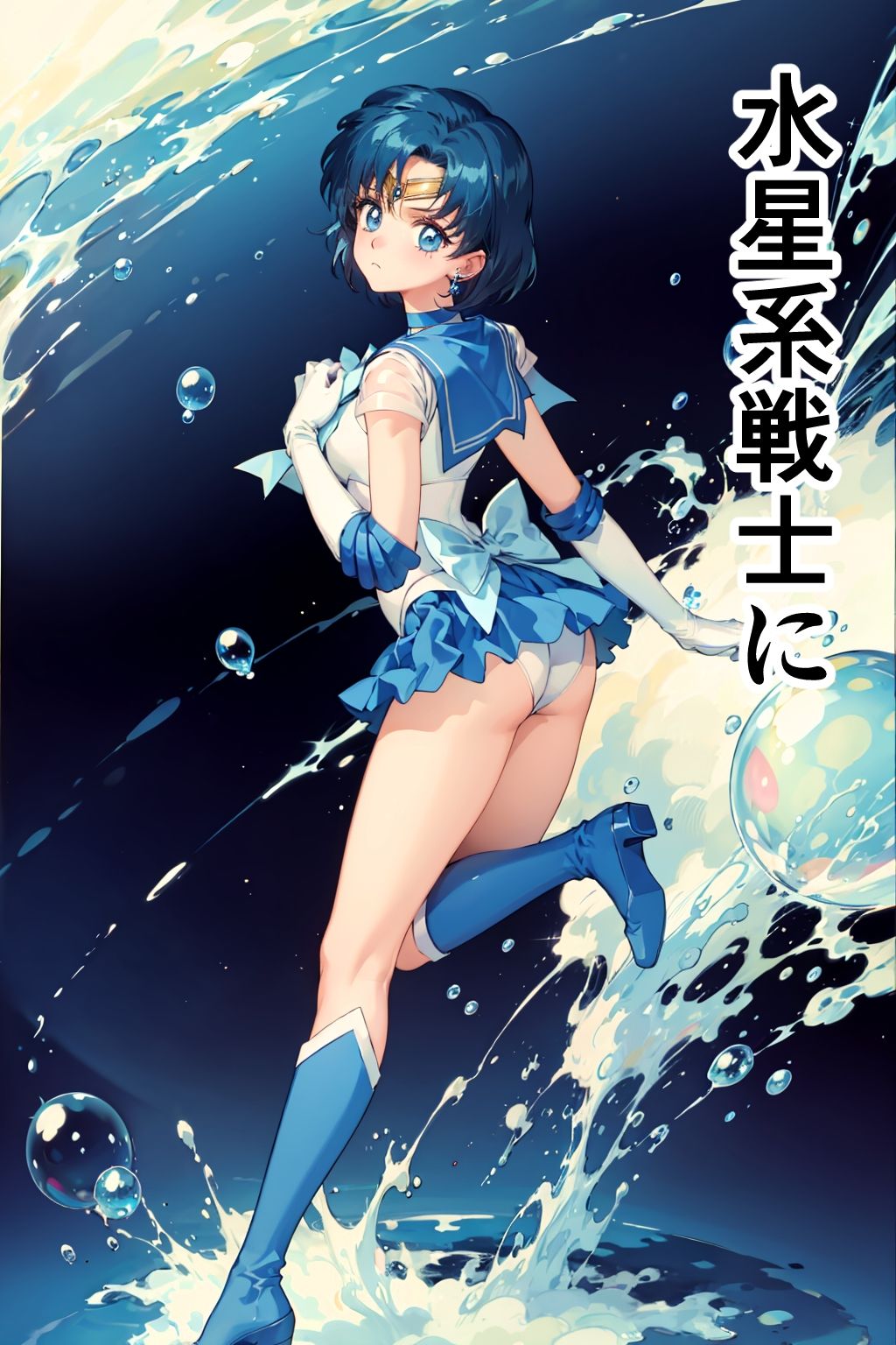 サンプル画像1:水星対触手(アカーテン) [d_343677]