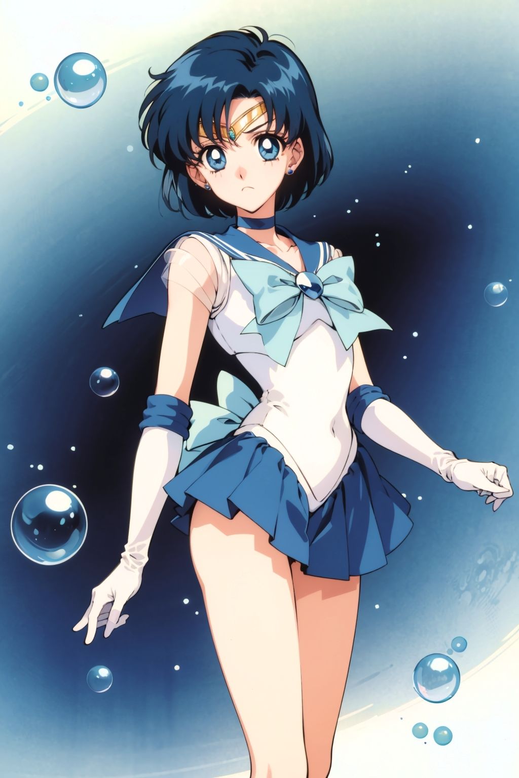 サンプル画像4:水星対触手(アカーテン) [d_343677]