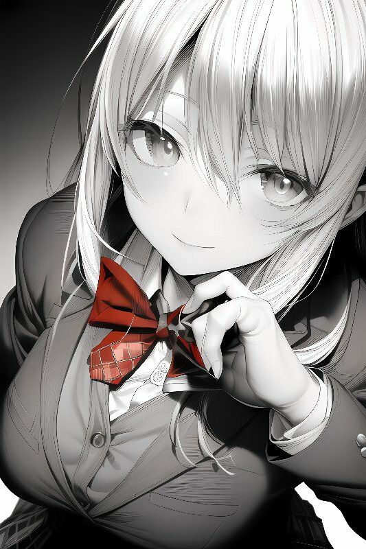 サンプル画像1:あなただけ見つめてる 〜美少女と目を合わせてときめくAIイラスト集〜(きらこん工房) [d_343709]