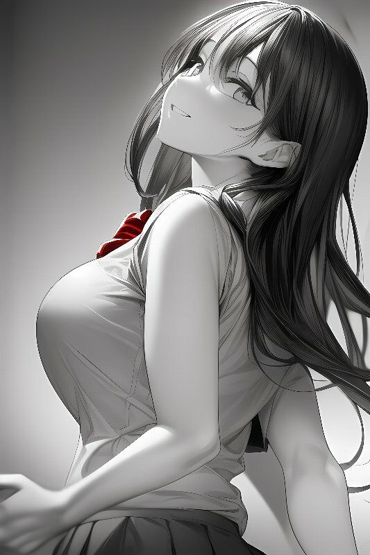 サンプル画像2:あなただけ見つめてる 〜美少女と目を合わせてときめくAIイラスト集〜(きらこん工房) [d_343709]