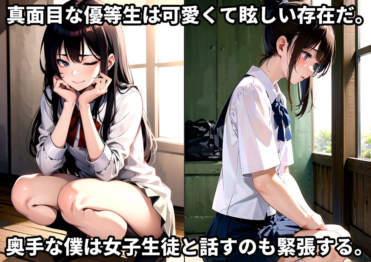 サンプル画像2:真面目な優等生たちとHでいけない特別授業(創造出版) [d_343770]