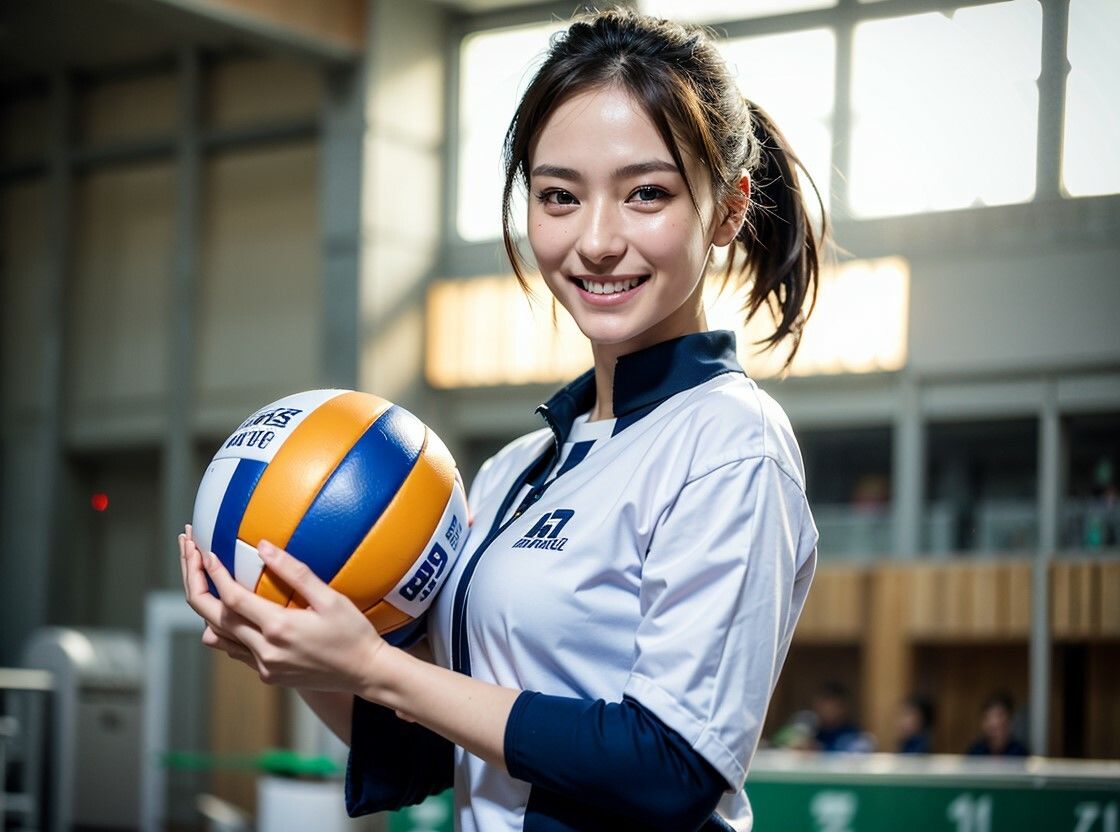 サンプル画像1:おっぱいバレー【コートの中の天使】(妄想カメラマン) [d_343806]