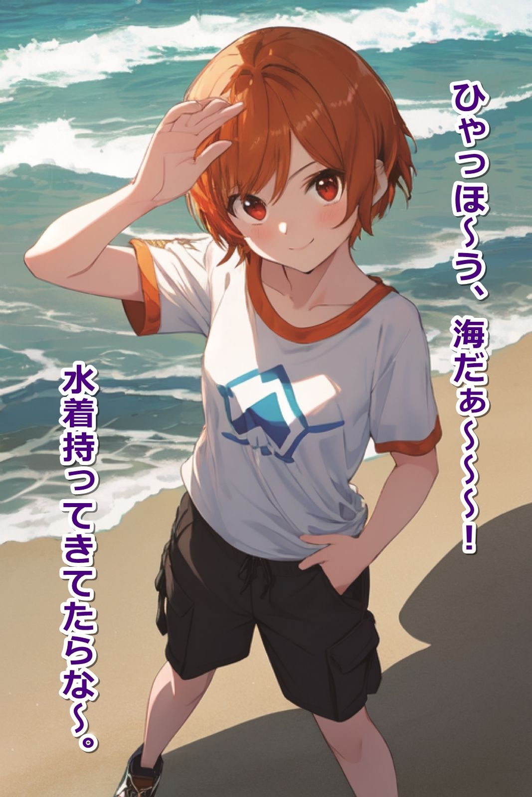 サンプル画像1:男にしか見えない幼馴染が成長したらエロすぎた件w(くまとねこ屋) [d_343826]