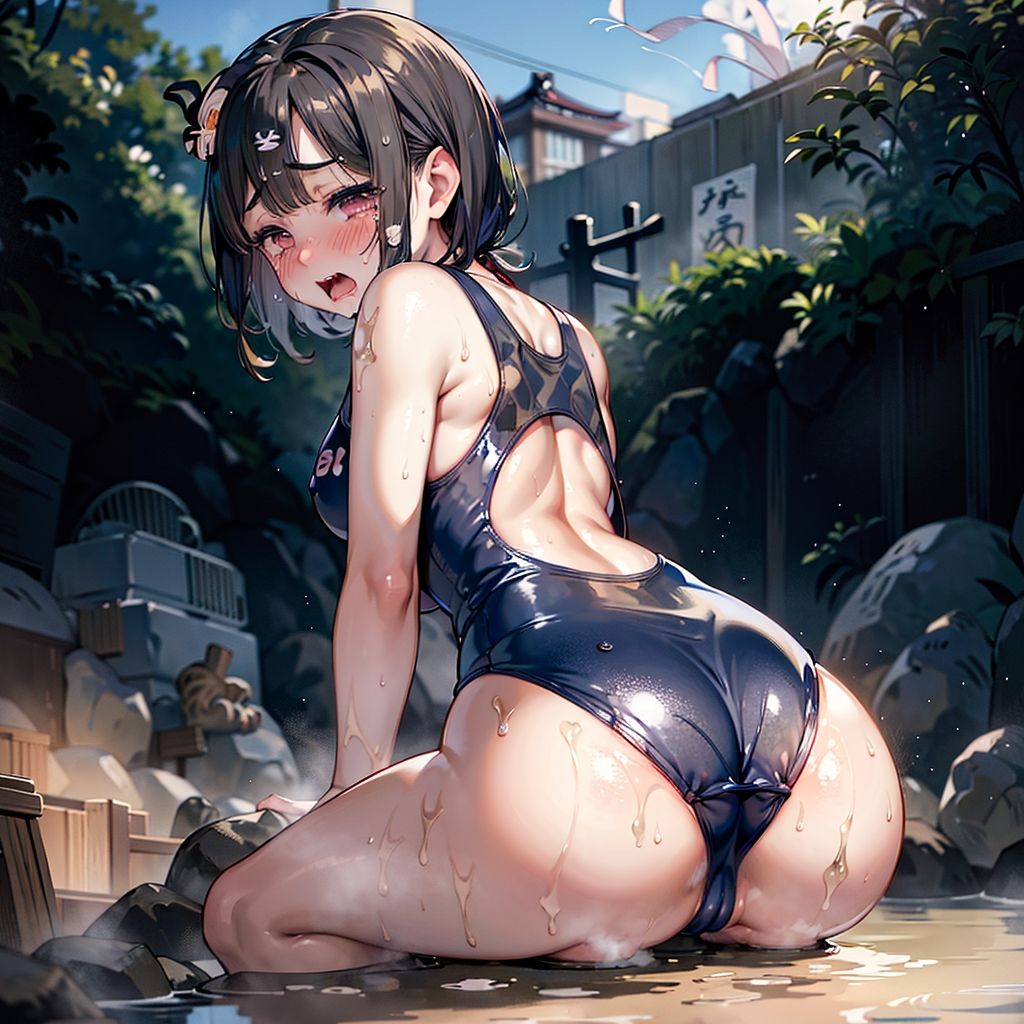 サンプル画像3:雅なスク水温泉(うるわし校房) [d_343868]