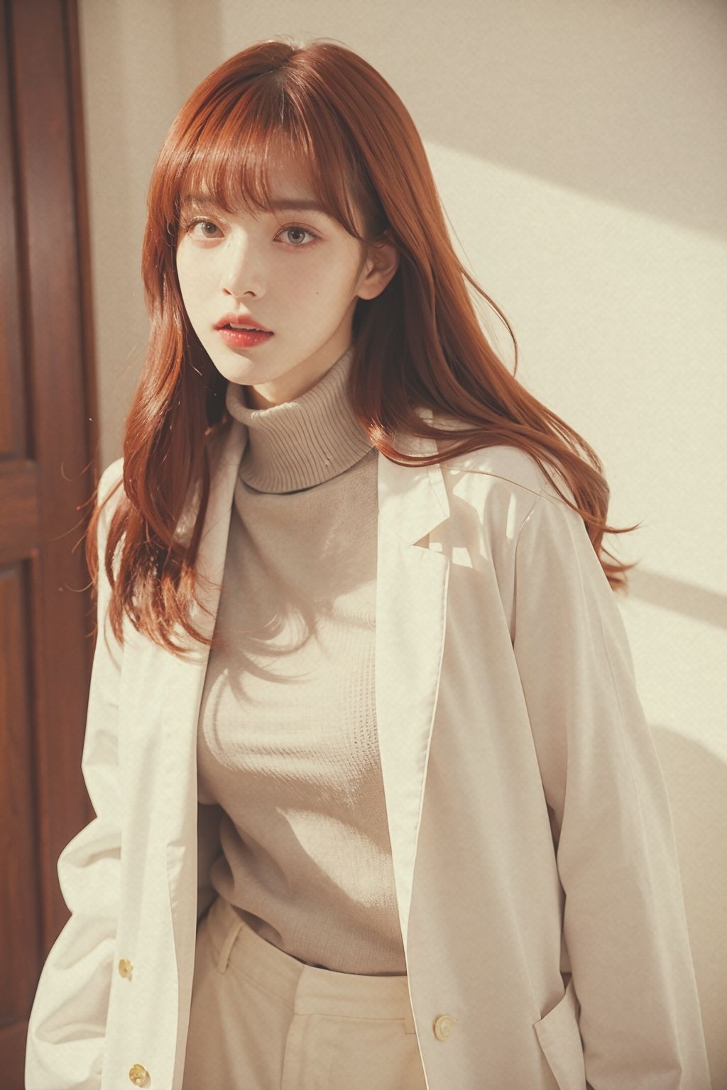 サンプル画像1:保健室の先生(AI Library) [d_343871]