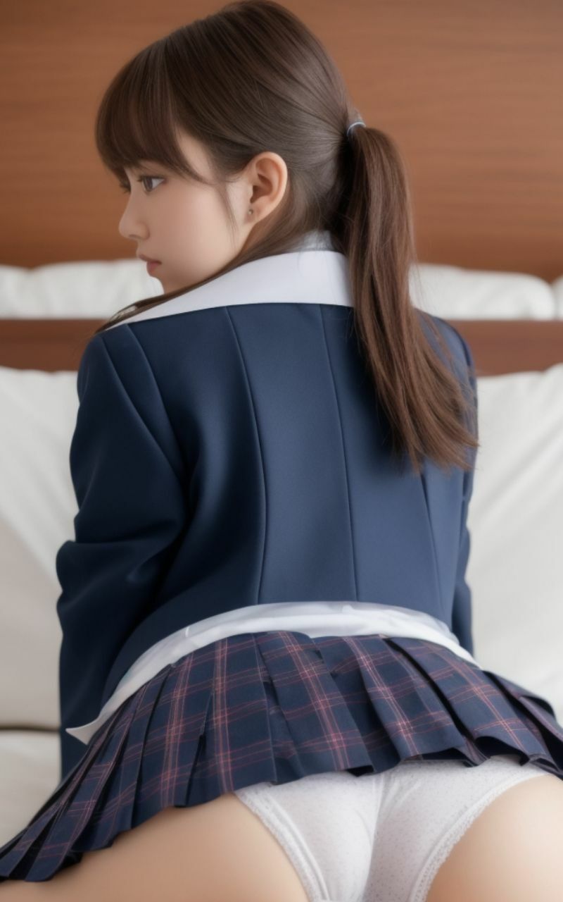 サンプル画像6:普通の女子○校生 後ろからパンチラselection(みつ豆) [d_343931]