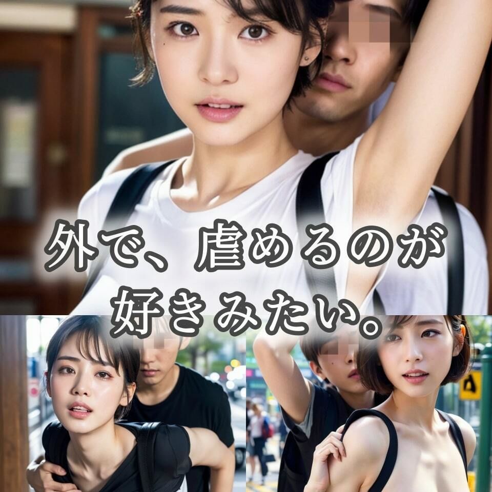 サンプル画像2:【野外露出】肉便器地味女〜変態彼氏のヤバい性癖〜【背徳の82P】(踊り場ピンキー) [d_343951]